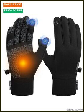 Winter Touchscreen Running Gloves Windproof Thermal Ski Cycling Gloves
